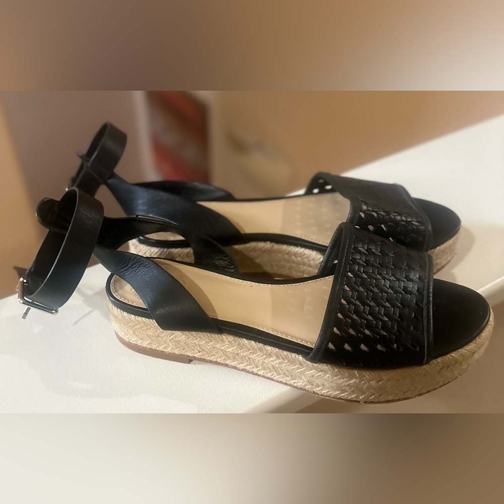 Women’s‎ Vince Camuto Kovya Black Espadrille Platform Sandals. Size is 6.5. - Picture 2 of 8